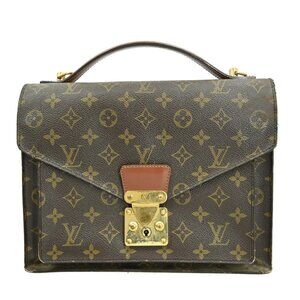 LOUIS VUITTON MONOGRAM MONCEAU 28 BUSINESS HANDBAG M51185 A20921 YQ03903 BN01